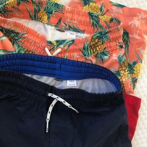 Two Pairs Old Navy Boys’ Swim Trunks